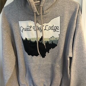 Gray Great Wolf Lodge Hoodie